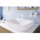 Купить Смеситель для раковины Kludi Pure Easy XL 372909165 Белый Хром в магазине сантехники Santeh-Crystal.ru