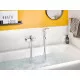 Заказать Смеситель для ванны Kludi Pure Easy 376810565 Хром в магазине сантехники Santeh-Crystal.ru