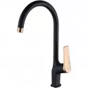 Смеситель для кухни Lemark Bronx LM3705BLR Черный Золото Смеситель для кухни Lemark Bronx LM3705BLR Черный Золото
