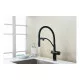 Купить Смеситель для кухни Lemark Bronx LM3761BL Черный в магазине сантехники Santeh-Crystal.ru