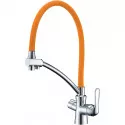 Смеситель для кухни Lemark Comfort LM3070C-Orange Оранжевый Хром