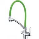 Смеситель для кухни Lemark Comfort LM3070C-Green Зеленый Хром