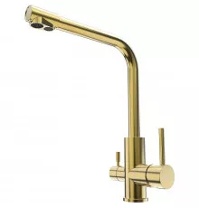 Смеситель для кухни Lemark Expert LM5061G Золото