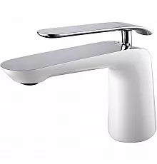 Смеситель для раковины Lemark Melange LM4906CW Хром Белый