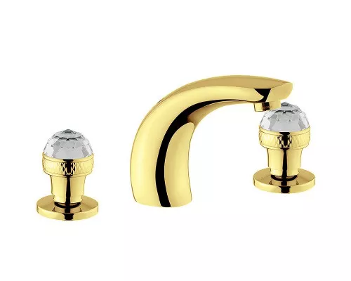 Купить Смеситель для раковины Migliore Axo 27114 Золото в магазине сантехники Santeh-Crystal.ru