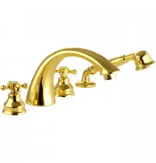 Смеситель на борт ванны Migliore Lady 18850 Золото