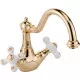 Приобрести Смеситель для раковины Migliore Provance 19482 Золото в магазине сантехники Santeh-Crystal.ru