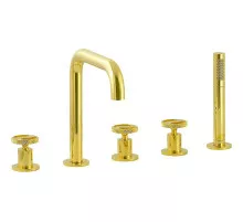 Смеситель на борт ванны Migliore Reversa 28204 Золото