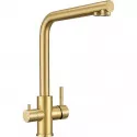Смеситель для кухни Milacio Ultra MCU.553.GD Золото брашированное Смеситель для кухни Milacio Ultra MCU.553.GD Золото брашированное