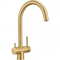 Смеситель для кухни Milacio Ultra MCU.554.GD Золото брашированное Смеситель для кухни Milacio Ultra MCU.554.GD Золото брашированное