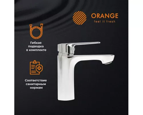 Приобрести Смеситель для раковины Orange Sofi 2.0 M46-021cr Хром в магазине сантехники Santeh-Crystal.ru