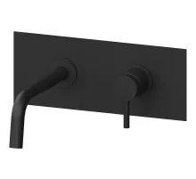 Смеситель для раковины Paffoni Light LIG105NO Черный матовый