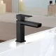 Купить Смеситель для раковины Paini Grazia 21PZ205S Черный матовый в магазине сантехники Santeh-Crystal.ru