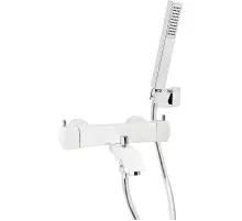 Смеситель для ванны Paini Lady 89BY105TH Белый матовый Хром