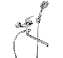 Смеситель для ванны Paini Smile 39CR112P19CAKM универсальный Хром