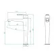 Приобрести Смеситель для раковины RGW Shower Panels SP-311G 511405311-06 Золото в магазине сантехники Santeh-Crystal.ru