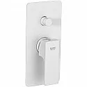Смеситель для душа Remer Absolute AU09KBBO Белый матовый