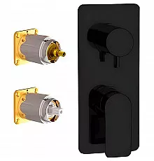 Смеситель для душа Remer Infinity I93KBNO Черный матовый