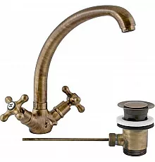 Смеситель для раковины Remer Liberty 13GLIVO Бронза