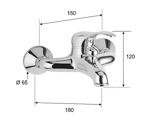 Купить Смеситель для ванны Remer Musa M05DO Золото в магазине сантехники Santeh-Crystal.ru
