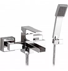 Смеситель для ванны Remer Qubica Cascata QC02 Хром