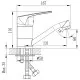 Заказать Смеситель для кухни Rossinka D40-22 Хром в магазине сантехники Santeh-Crystal.ru