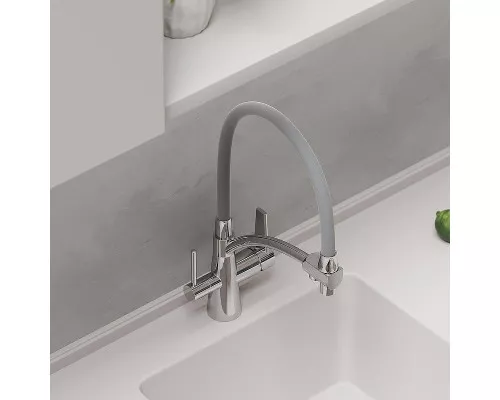 Смеситель для кухни Sancos Eri SC4001CH Хром Серый
