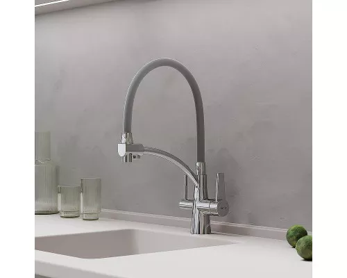 Смеситель для кухни Sancos Eri SC4001CH Хром Серый
