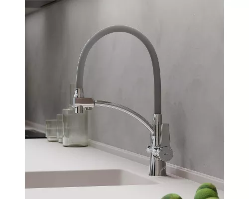 Смеситель для кухни Sancos Eri SC4001CH Хром Серый