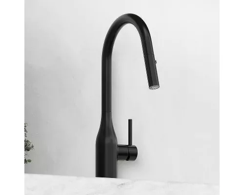Смеситель для кухни Sancos Grand SC4002MB Черный матовый