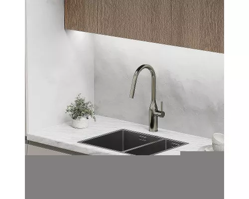 Смеситель для кухни Sancos Grand SC4002GG Вороненная сталь