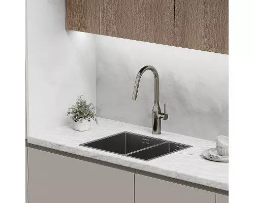 Смеситель для кухни Sancos Grand SC4002GG Вороненная сталь