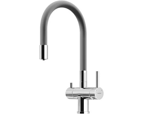 Смеситель для кухни Sancos Lucia SC4004CH Хром Серый