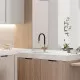 Смеситель для кухни Sancos Lucia SC4004BG Золото брашированное Черный