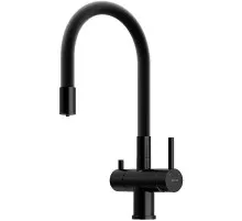 Смеситель для кухни Sancos Lucia SC4004MB Черный матовый