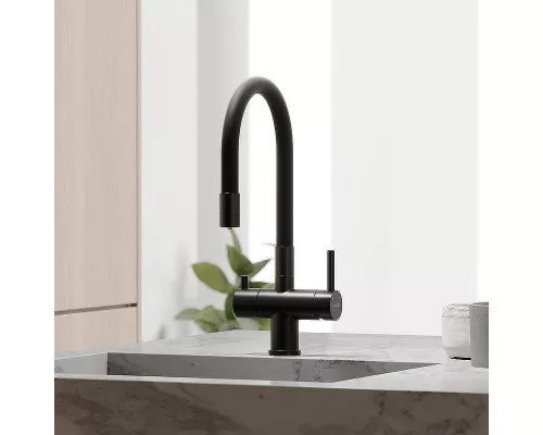 Смеситель для кухни Sancos Lucia SC4004MB Черный матовый