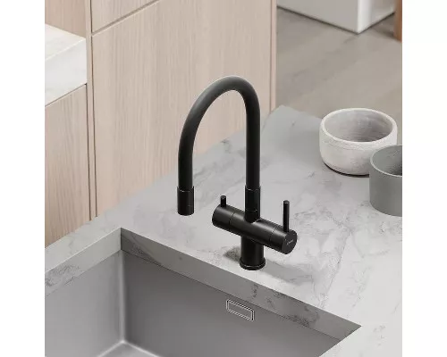 Смеситель для кухни Sancos Lucia SC4004MB Черный матовый