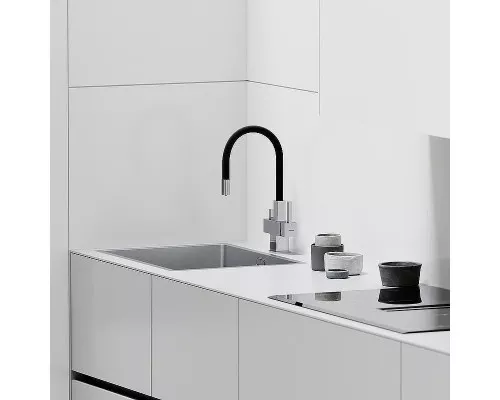 Смеситель для кухни Sancos Arno SC4005CH Хром Черный