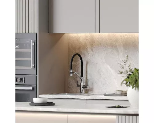 Смеситель для кухни Sancos Orta SC4008CH Хром Черный