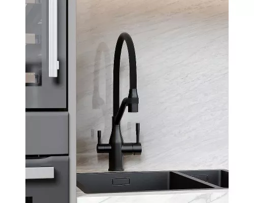 Смеситель для кухни Sancos Orta SC4008MB Черный матовый