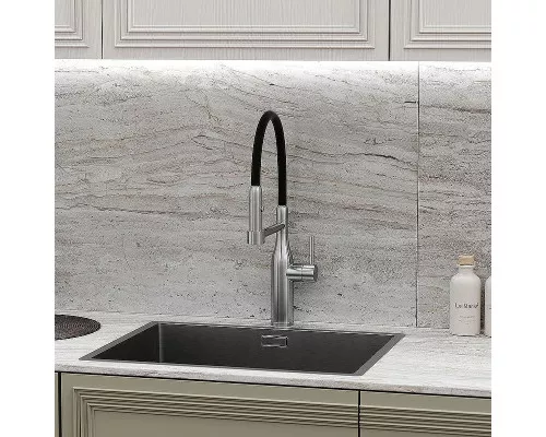 Смеситель для кухни Sancos Pride SC4011BNG Нержавеющая сталь Черный