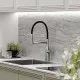 Смеситель для кухни Sancos Pride SC4011BNG Нержавеющая сталь Черный