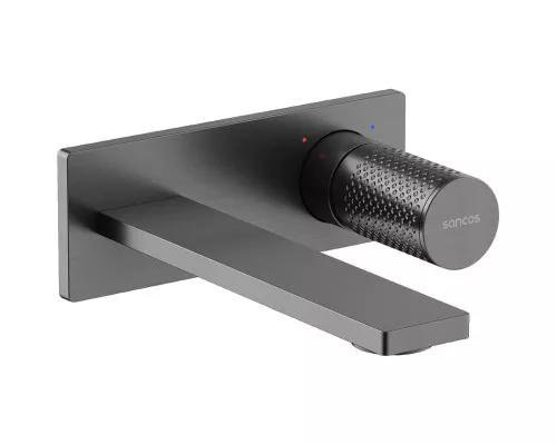 Смеситель для раковины Sancos Nexus SC9013GG Вороненая сталь