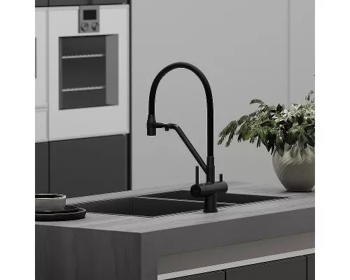 Смеситель для кухни Sancos Dora SC4003MB Черный матовый