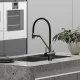 Смеситель для кухни Sancos Dora SC4003GG Вороненая сталь Черный
