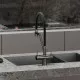 Смеситель для кухни Sancos Dora SC4003GG Вороненая сталь Черный