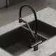 Смеситель для кухни Sancos Dora SC4003GG Вороненая сталь Черный