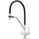 Смеситель для кухни Sancos Dora SC4003GR Белый гранит Черный
