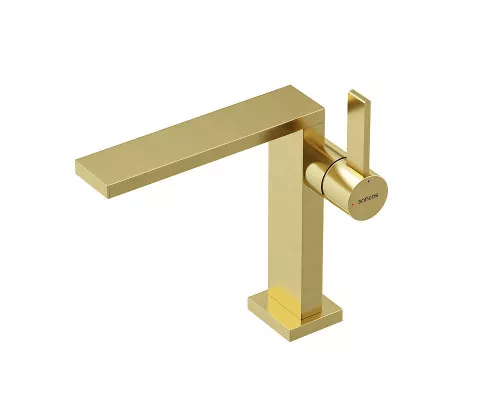 Смеситель для раковины Sancos Linn SC9019BG Золото брашированное