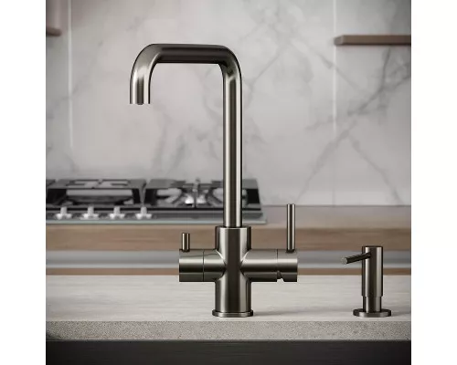 Смеситель для кухни Sancos Vela SC4013GG цвет Вороненая сталь
